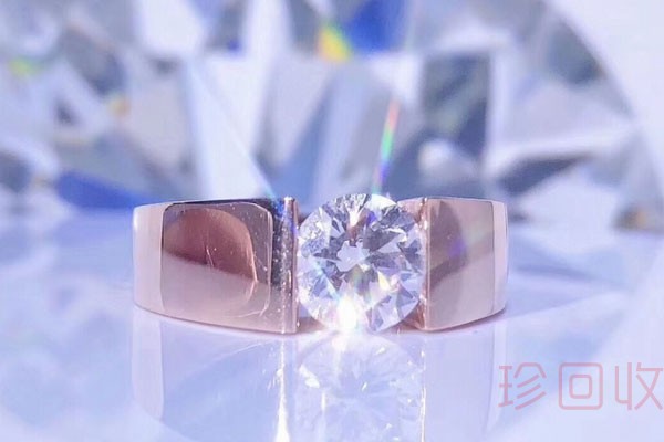 吻爱18K金钻石戒指