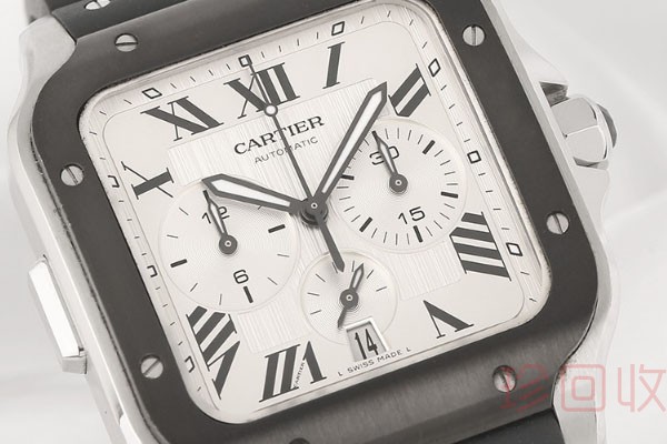 卡地亚山度士带日历手表回收多少钱