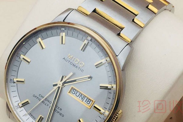 美度手表回收几折和款式有关